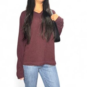 Old navy Burgundy long sleeve shirt.